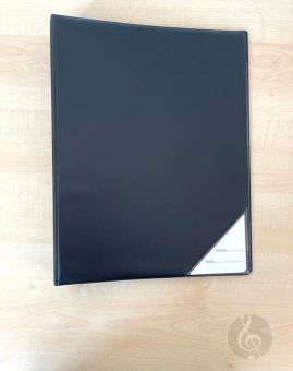 Notenmappe / Chormappe 205a: Chor-Ringbuch schwarz 