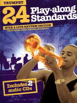 24 Play-Along Standards with a Live Rhythm Section 