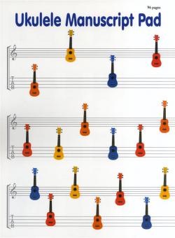 Ukulele Manuscript Pad 