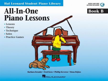 All-In-One Piano Lessons Book B 