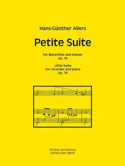 Petite Suite für Blockflöte und Klavier 