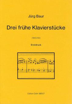 Drei frühe Klavierstücke 