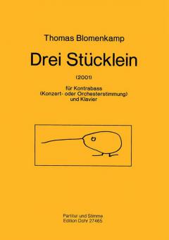 Drei Stücklein für Kontrabass und Klavier 