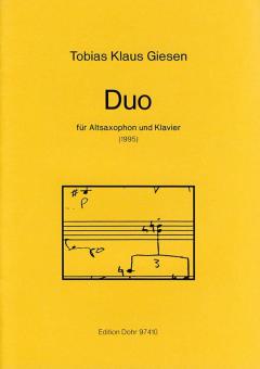 Duo für Altsaxophon und Klavier 