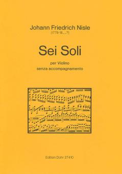 Sei Soli per Violino senza accompagnamento 