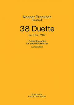 38 Duette op. 11 (ca. 1776) 