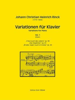 Variationen für Klavier Heft 1 