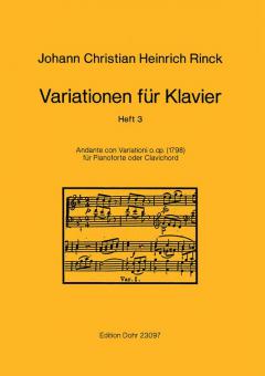 Variationen für Klavier Heft 3 