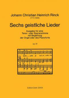 Sechs geistliche Lieder 