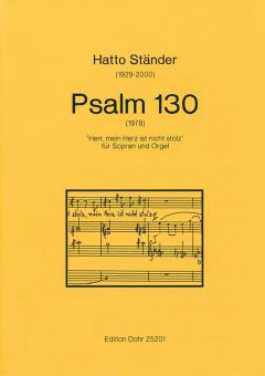 Psalm 130 für Sopran und Orgel 