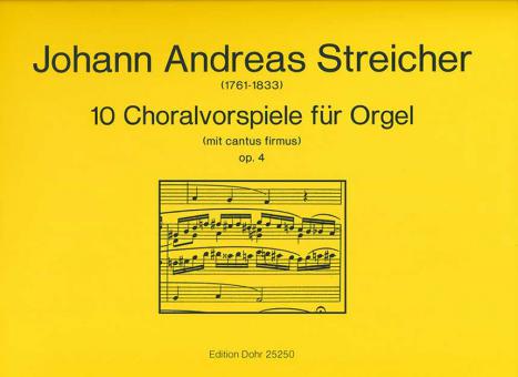 10 Choralvorspiele für Orgel 