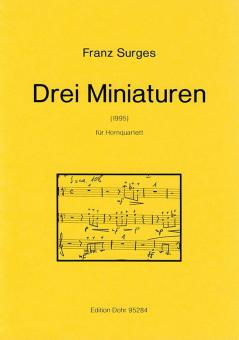 Drei Miniaturen 
