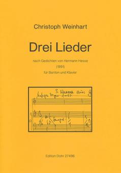 Drei Lieder nach Gedichten von Hermann Hesse für Bariton und Klavier 