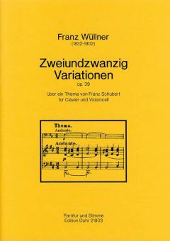 22 Variationen über ein Thema von Franz Schubert op. 39 