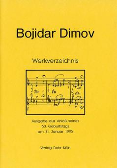 Bojidar Dimov: Werkverzeichnis 