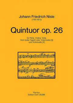 Quintuor für Flöte, Violine, Viola, Horn (Fag./Vc.) und Violoncello 
