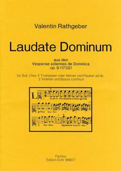 Laudate Dominum (aus den Vesperae sollennes de Dominica op. 9) 