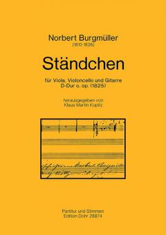 Ständchen für Viola, Violoncello und Gitarre 