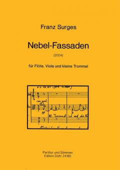 Nebel-Fassaden für Flöte, Viola und kleine Trommel 