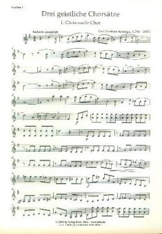 Drei geistliche Chorsätze 