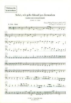 Sehet, wir gehn hinauf gen Jerusalem 