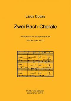 Zwei Bach-Choräle für Saxophonquartett 