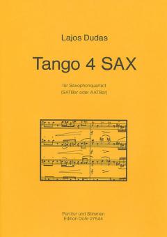 Tango 4 SAX für Saxophonquartett 