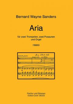 Aria für zwei Trompeten, zwei Posaunen und Orgel 