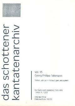 Sehet, wir gehn hinauf gen Jerusalem 