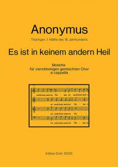 Es ist in keinem andern Heil 