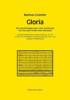 Gloria für 4stg. gem. Chor und Klavier 