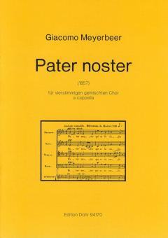 Pater noster für vierstimmigen gemischten Chor a cappella 