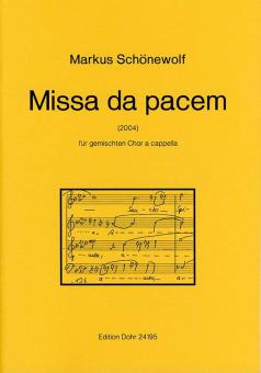 Missa da pacem für gem. Chor a cappella 