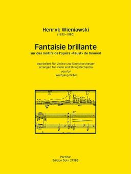 Fantaisie brillante für Violine und Streichorchester 