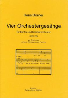 Vier Orchestergesänge 