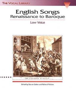 English Songs Renaissance To Baroque (Low Voice) 