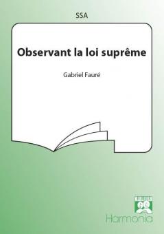 Observant la loi suprème 