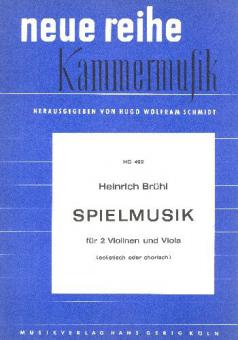 Spielmusik für 2 Violinen/Viola 