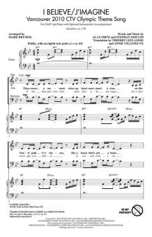 I Believe / J'imagine Standard