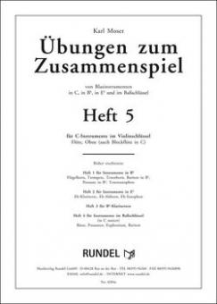Übungen zum Zusammenspiel von Blasinstrumenten Heft 5 