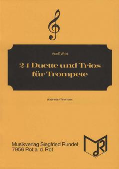 24 Duette und Trios für Trompete 