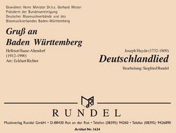 Gruß an Baden-Württemberg 