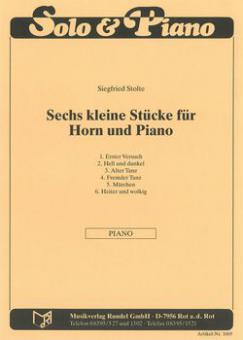 Sechs kleine Stücke für Horn und Piano 