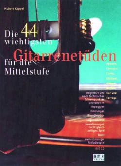 Die 44 wichtigsten Gitarrenetüden 