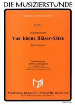 4 kleine Bläser-Sätze 