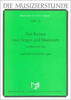 3 Kanons zum Singen und Musizieren 