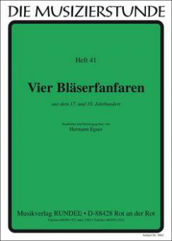 4 Bläserfanfaren aus dem 17. und 18. Jahrhundert 