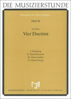 4 Duettini 