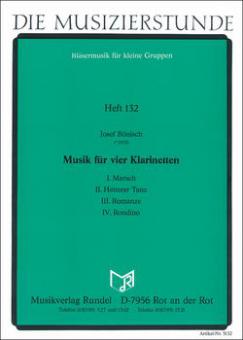 Musik für 4 Klarinetten 