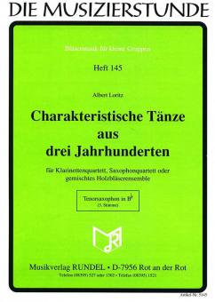 Charakteristische Tänze aus 3 Jahrhunderten 